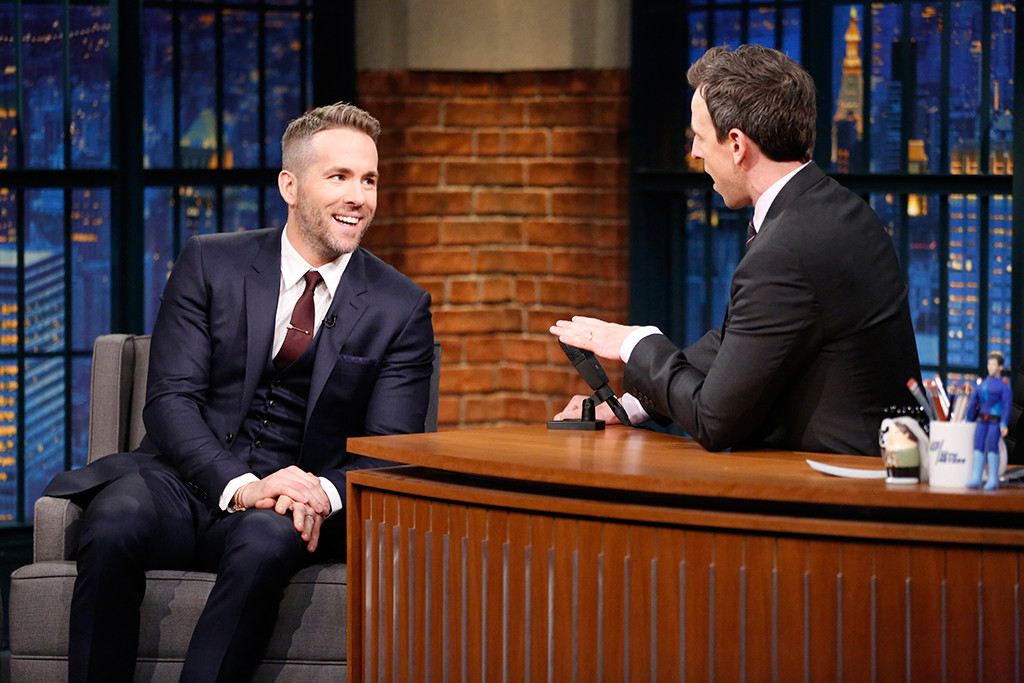 Ryan Reynolds, Seth Meyers Ryan Reynolds, Seth Meyers